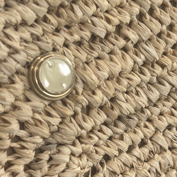 Cult Gaia Naima Tote Bag in Tan - textured bobble design with Chain Handle-NWOT - Picture 15 of 17